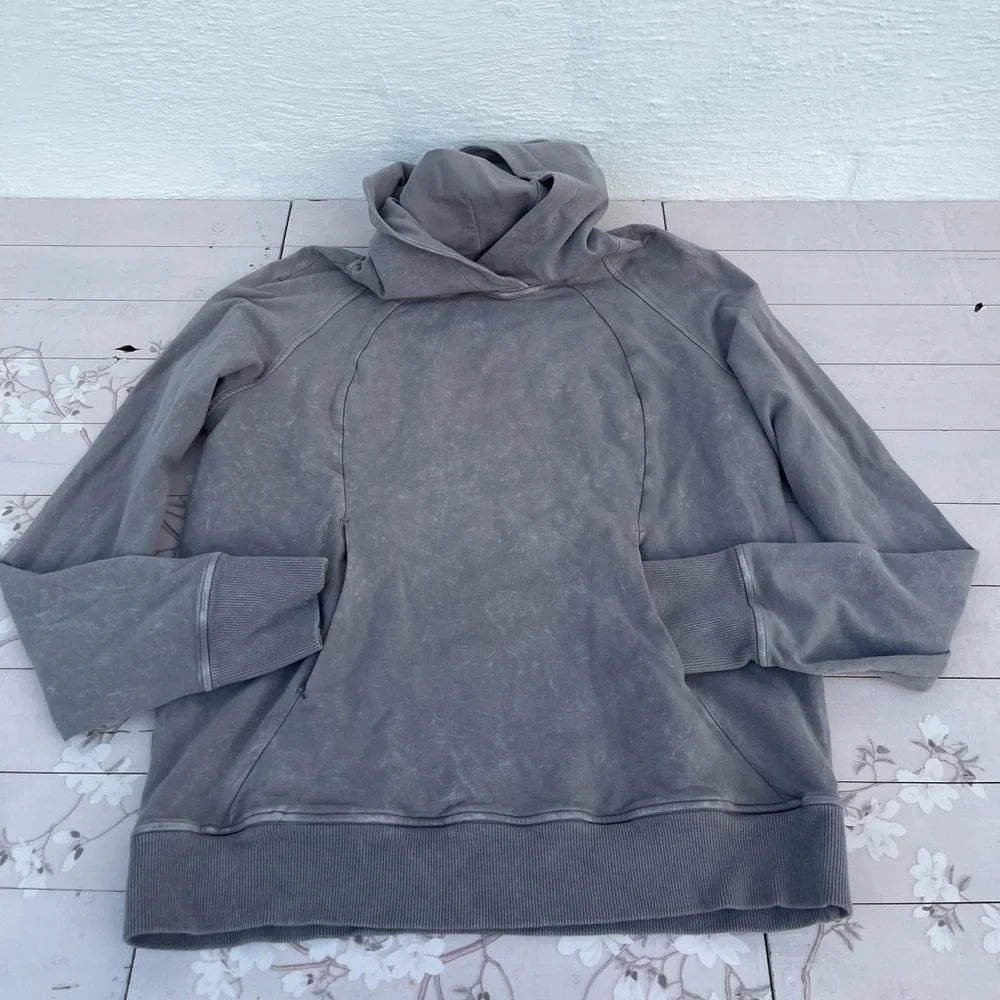lululemon athletica Gray Cowl Neck Sweater
